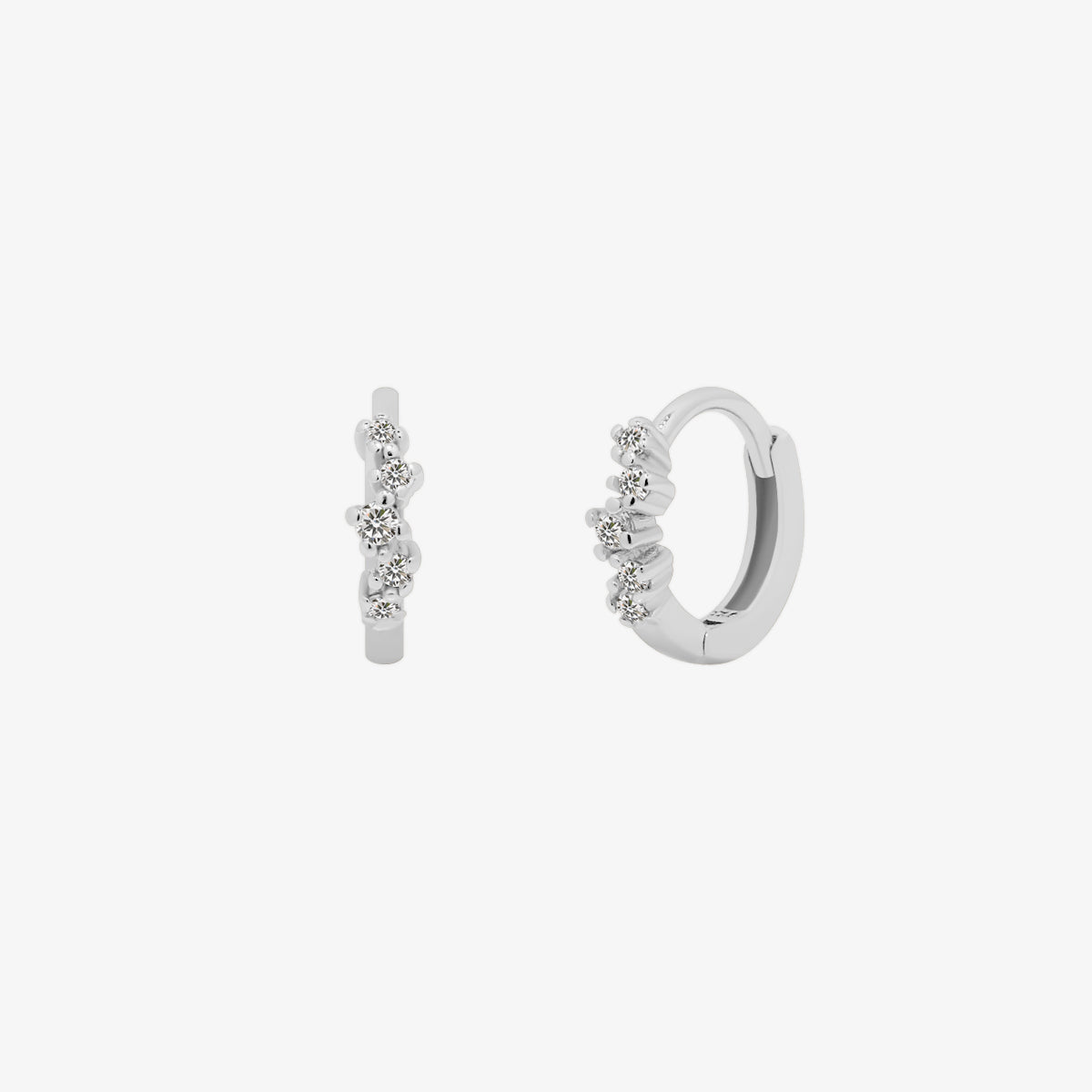 Huggie Creolen – Gold Shine