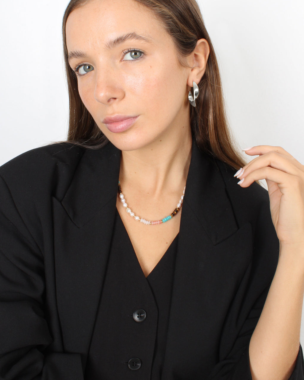 Ohrringe Luxe Plateado – Silber