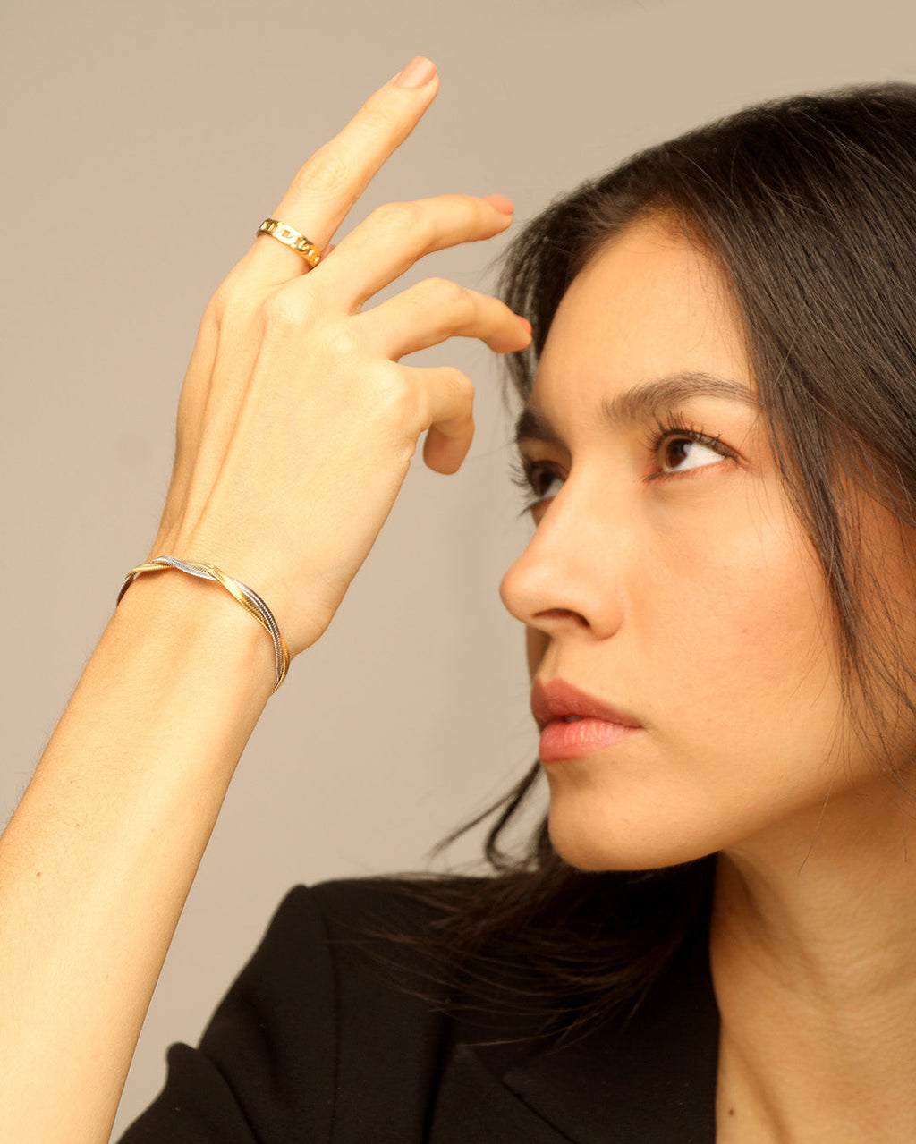 Asia Armband – Gold & Pearl