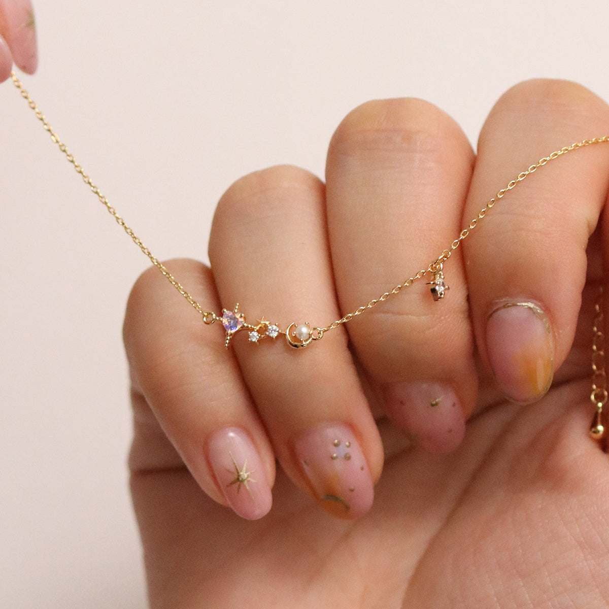 Perlenarmband Smoky Topaz