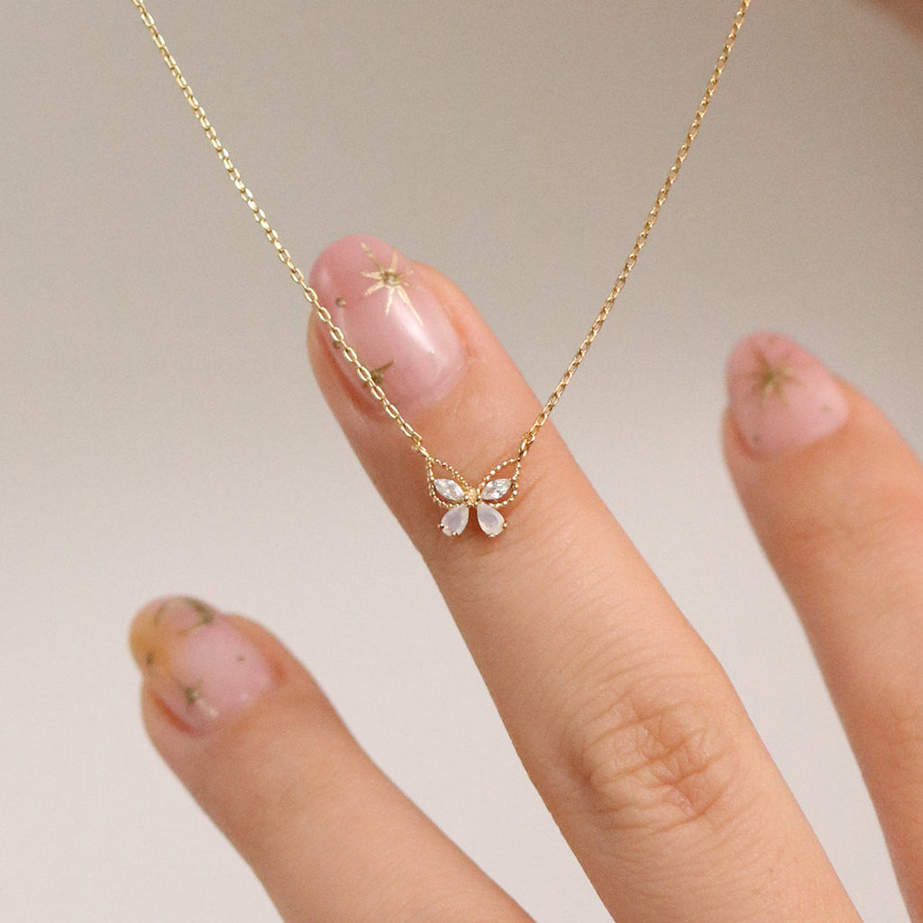 Schmetterling Mondstein-Kette