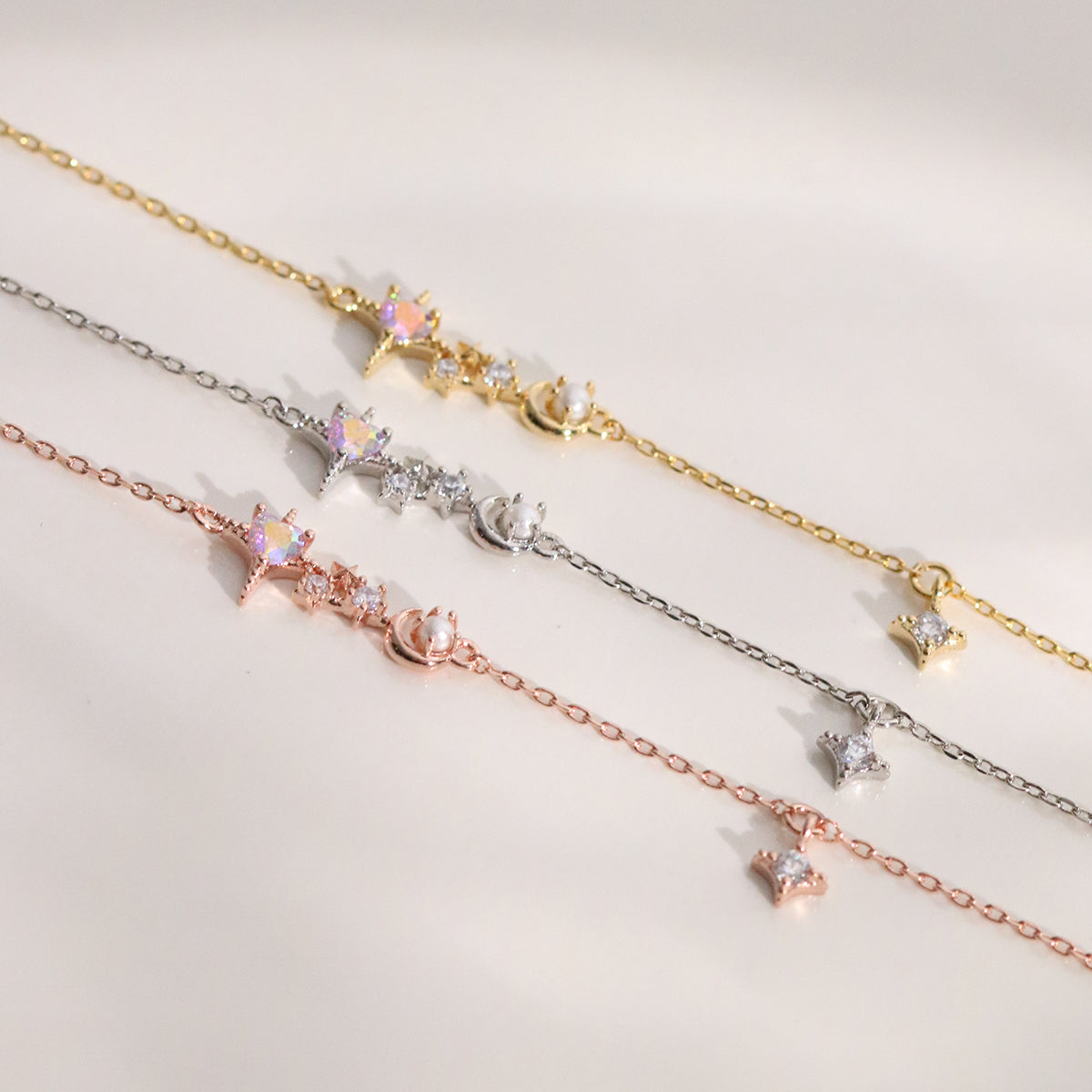 Perlenarmband Smoky Topaz