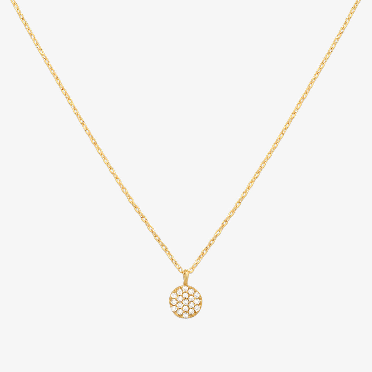 Kreisförmige Anhängerkette – Zirkonia