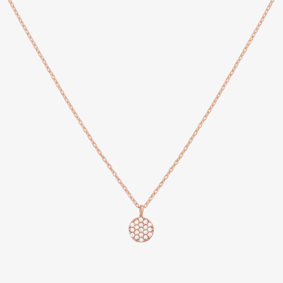 Kreisförmige Anhängerkette – Zirkonia