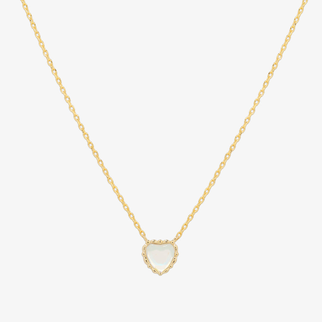 Herzanhänger mit Mondstein