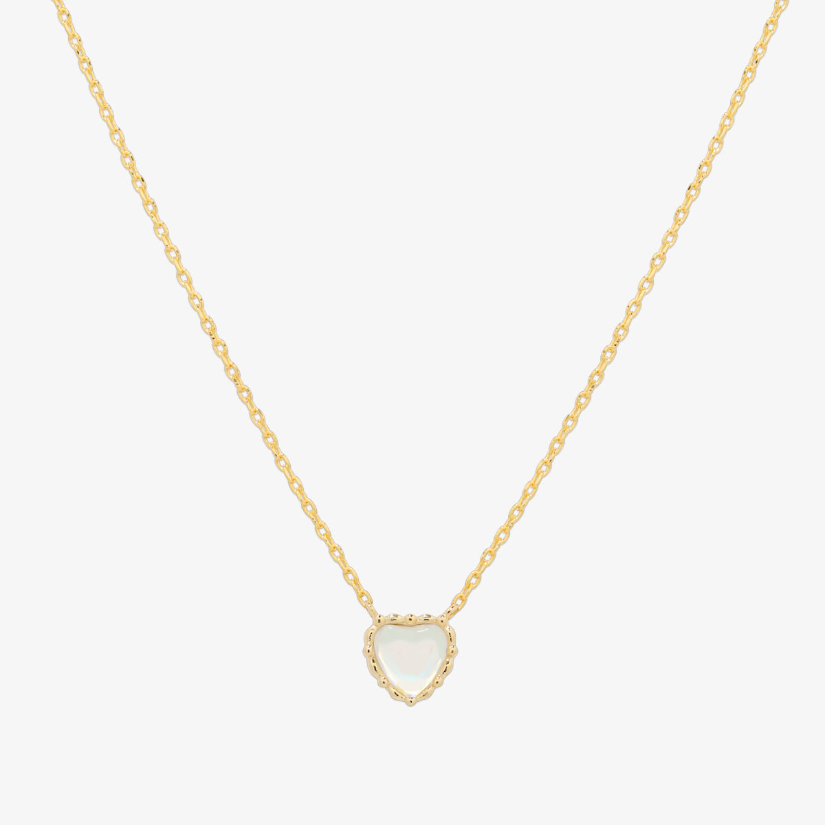 Herzanhänger mit Mondstein