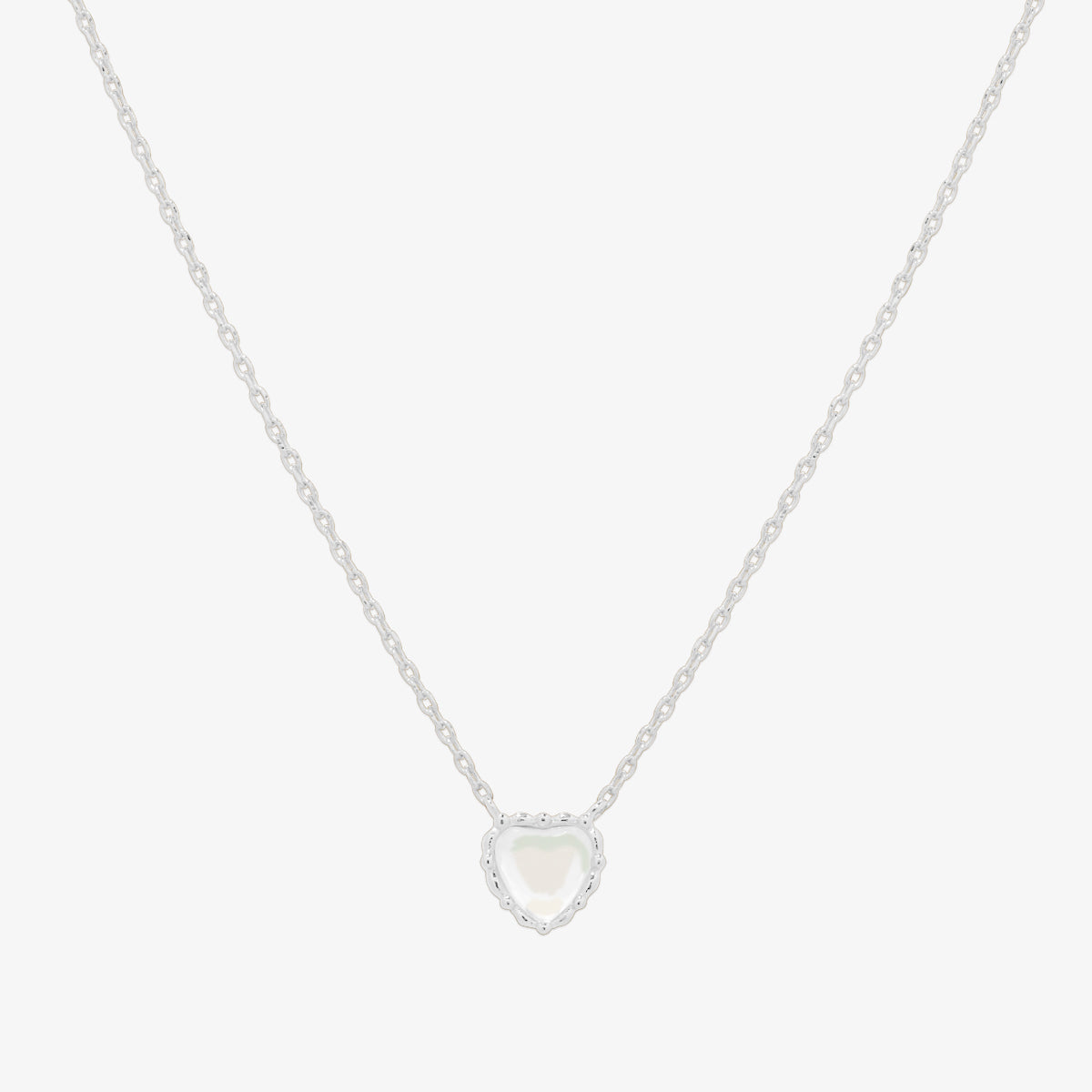 Herzanhänger mit Mondstein