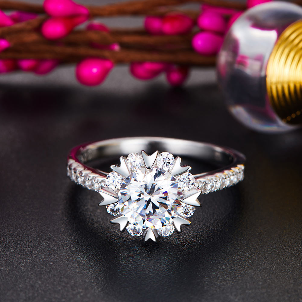 Flower Ring aus 925er Silber – Symbol der Liebe & Ewigkeit“